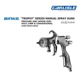 Binks Trophy Pressure/Siphon Spare Parts & Manual